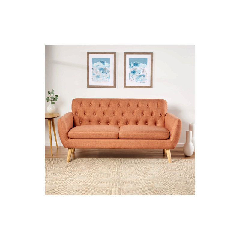Causeuse (orange brûlé)
