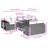  Garden Sofa Set Beige, Light Grey