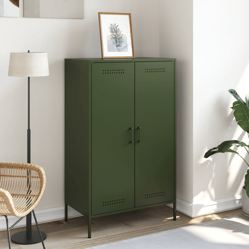 Storage Cabinet, Olive Green