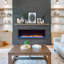 Foyer au gaz naturel linéaire sans évacuation Bluegrass Living Envision - 48 pouces, télécommande - Modèle # LPFIL48NRT-120034842