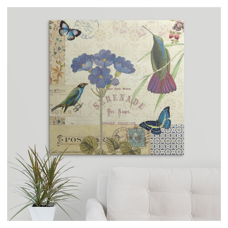 « blue notes ii », reproduction d’art sur impression pelletier, H 35 po x l 35 po x P 1,5 po, Toile