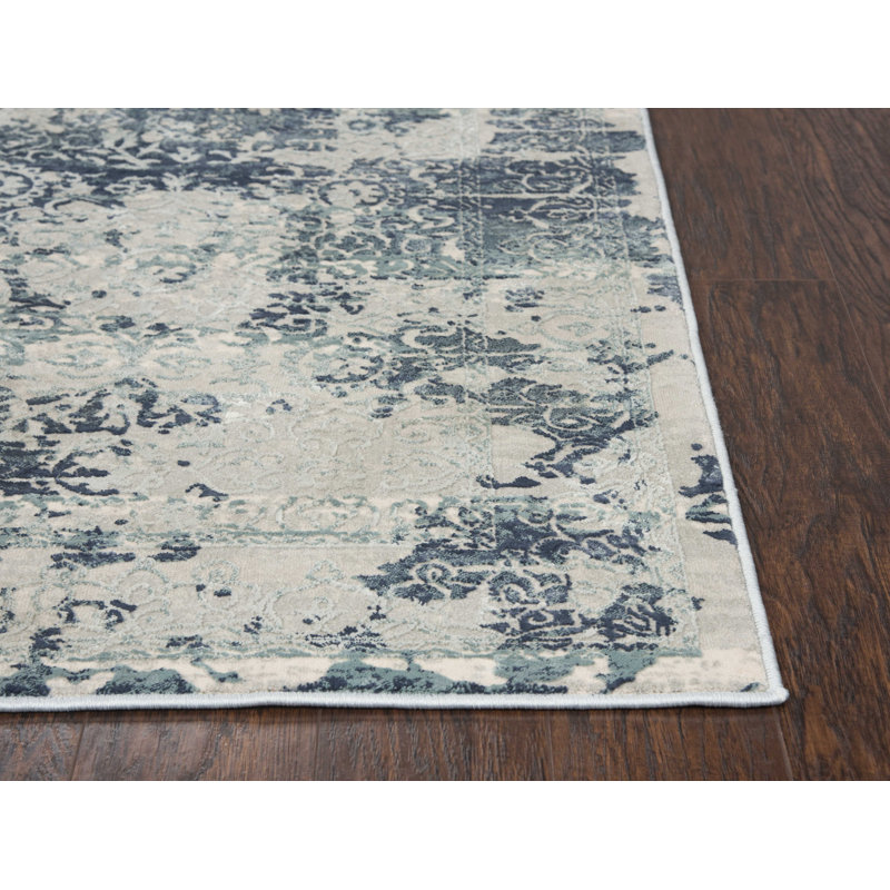 Carey Abstract Indoor Rug, Rectangle 2'7" x 9'6"