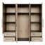 Minija 4 Door Manufactured Wood Wardrobe-2030194542