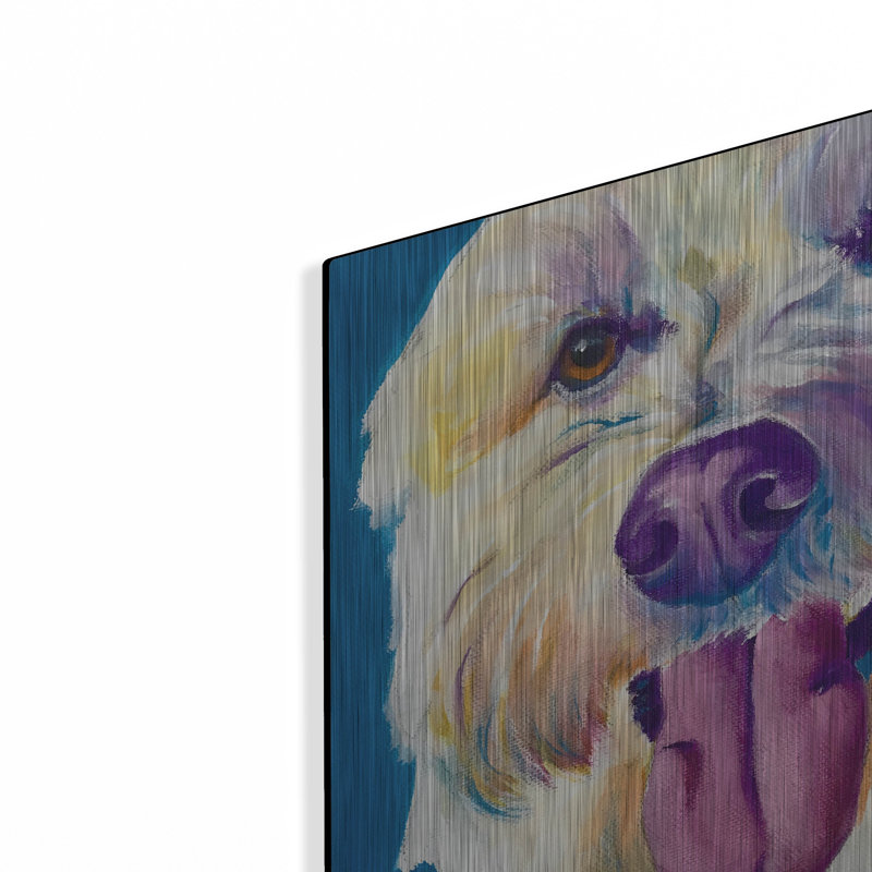 «Doodle - Hank» par Dawg Painter, H 12 po x l 12 po
