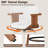 26'' High-back Swivel Bar Stool With Footrest Set Of 3-1579447789-1579447777