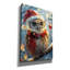 Art mural sur toile The Holiday Aisle® «Owl With Glasses Hat And Shaman (2)» par Momart-496166726