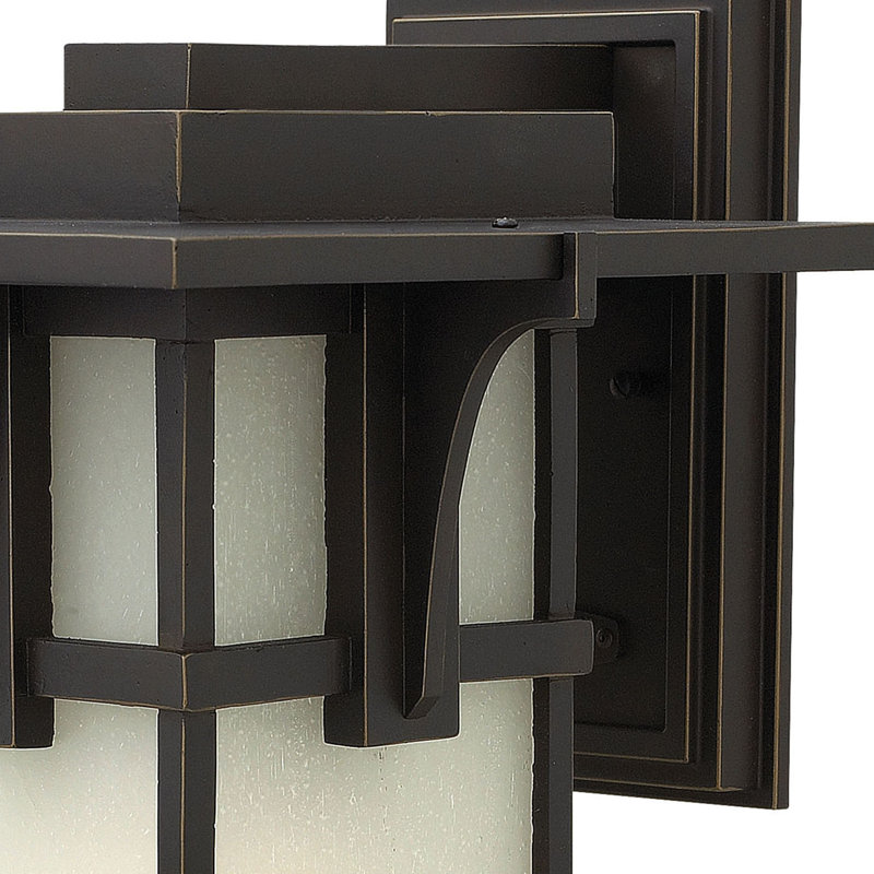 Manhattan 1-Light Outdoor Sconce, 100W Max Medium, 15" H x 9.3" W x 10.3" D