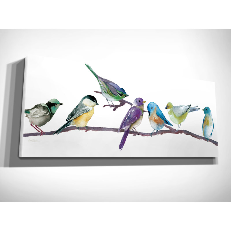 « Colorful Spot » - Reproduction de peinture sur toile tendue, H 8 po x l 24 po