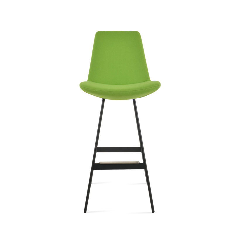 Eiffel Balat Stool, Pistachio, Black