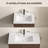36 Inch Bathroom Vessel Sink, Ceramic Bathroom Vanity Sink Top Without Overflow, Convenient For Storing Personal Items