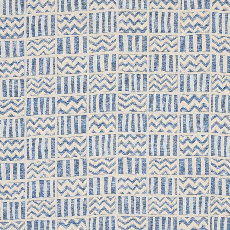 Tissu Kudu, Bleu