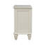 Table de chevet Charmant 3 blanc crème avec plateau escamotable amovible Mécanisme rétractable élégant