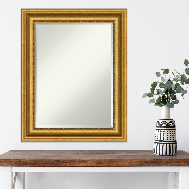 Warren Wall Mirror, Antique Gold, 29.75" x 23.75"