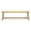 Banc en bois massif 59 po Modern-130598309