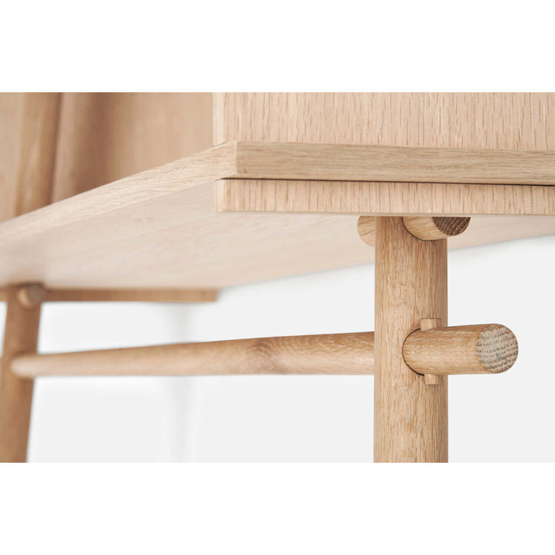 Tojbox Wardrobe (Small), White Oak