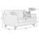 Bestla 68" Square Arm Loveseat with Reversible Cushions