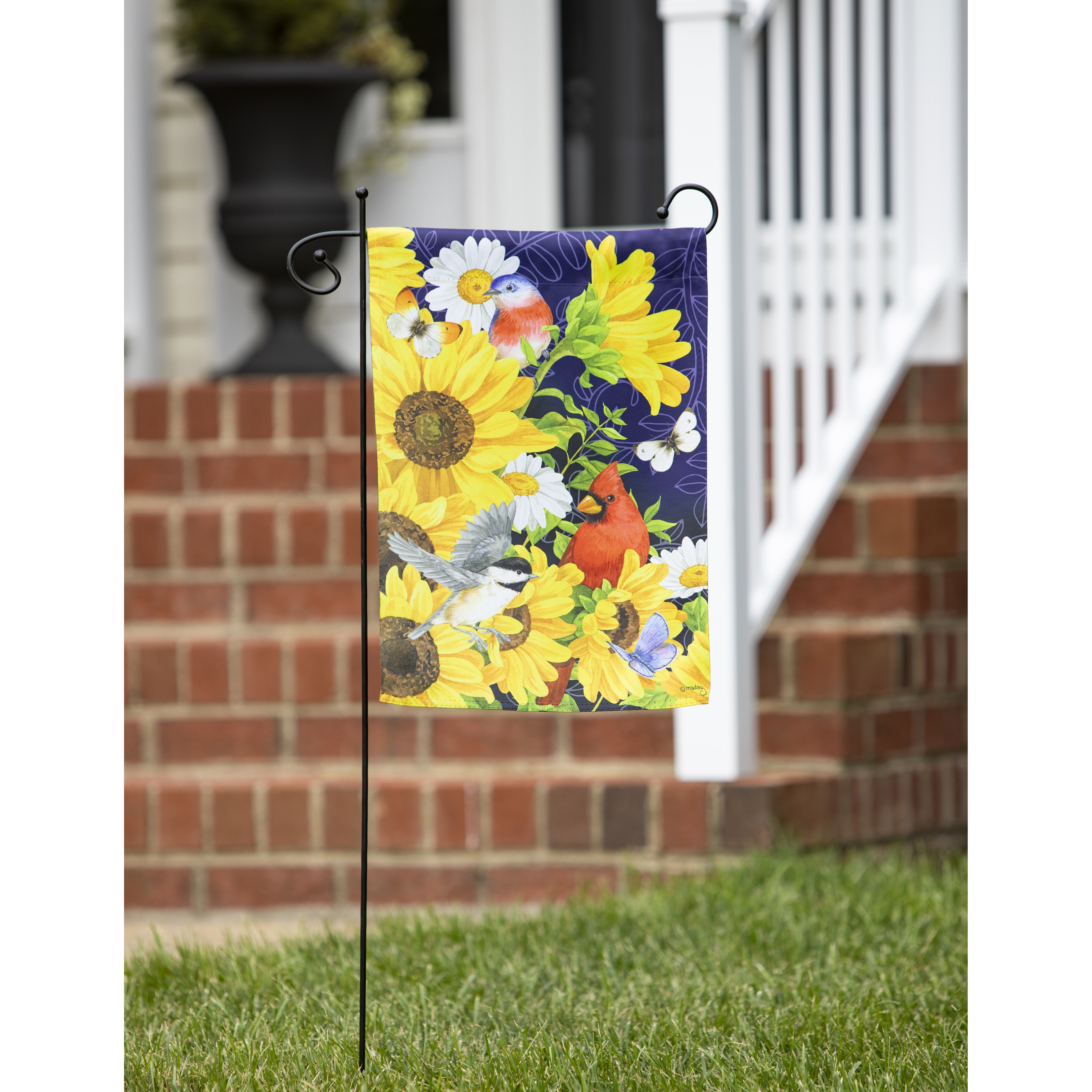 Fishing Hook Outdoor Garden Flag 18 x 12.5