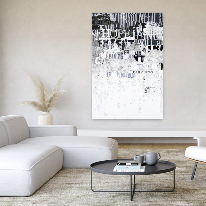 Espoir, art abstrait contemporain, H 60 po x l 40 po