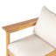 Chaise longue d'extérieur en bois d'acacia Terassi, ensemble de 2