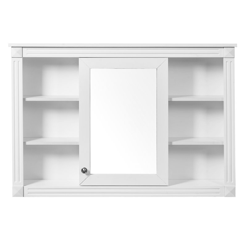 Armoire de salle de bain murale 42 ", armoire à pharmacie, armoire murale moderne avec miroir