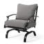 Chaise berçante d'extérieur en métal
