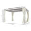 Pergola en aluminium avec auvent-96861869-97242562