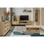 Dunn Manufactured + Solid Oak Wood 1-Door 3-Drawer Sideboard