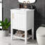 Meuble-lavabo autoportant avec tiroirs de rangement-741590869