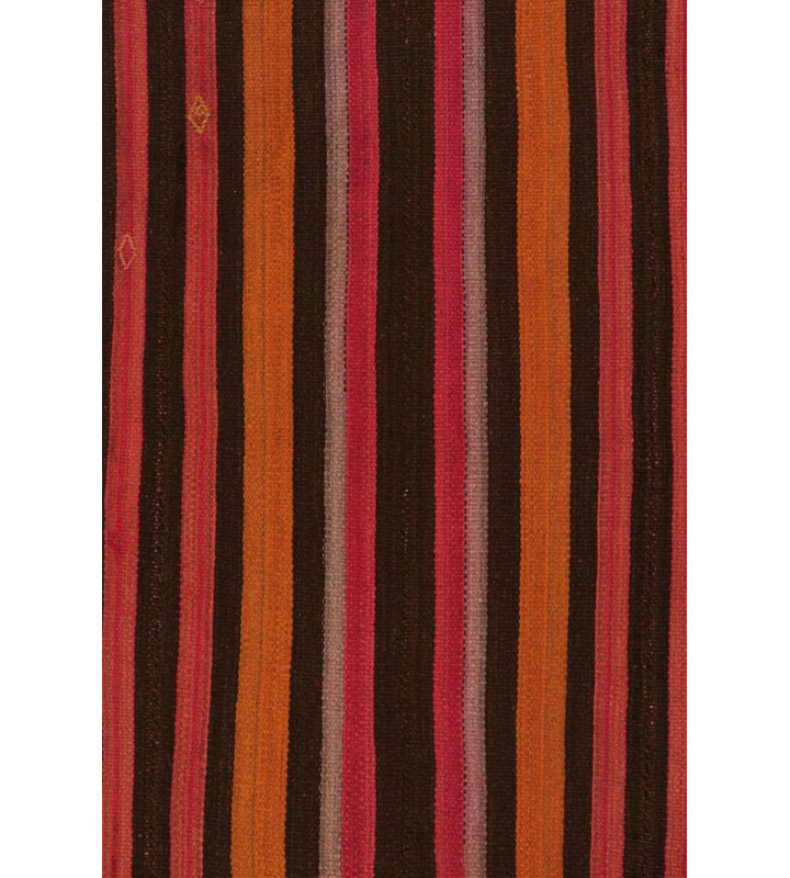 Kilim & Flat Weave Hand Woven Wool Area Rug, Rectangle 5'6''x8'