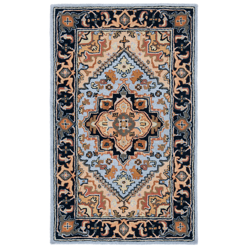 Fleta Hand Tufted Wool Oriental Rug, Rectangle 2' x 3'