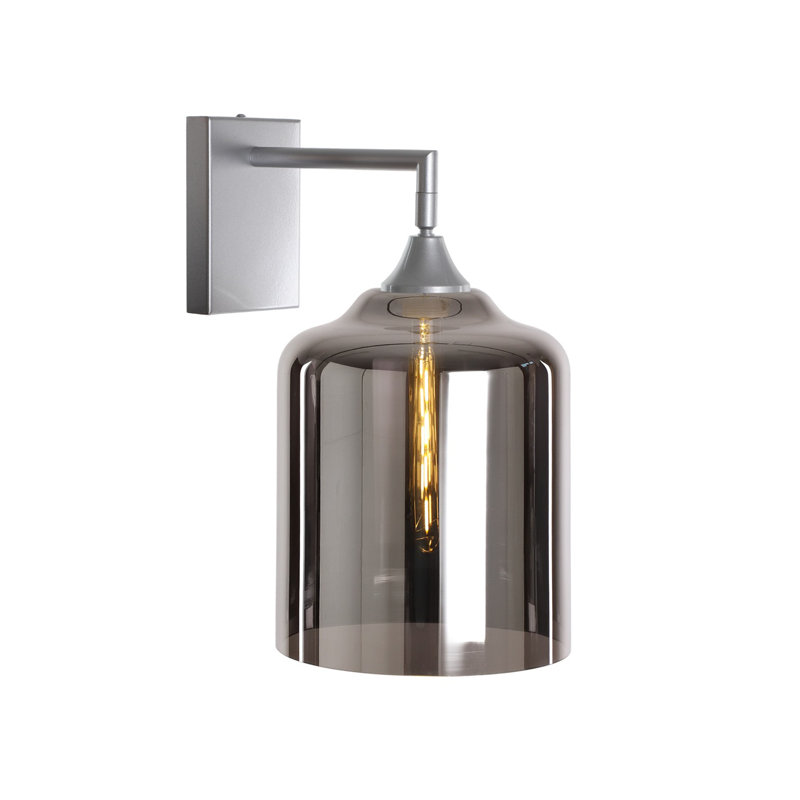 Borica Armed Sconce, Gold, Clear