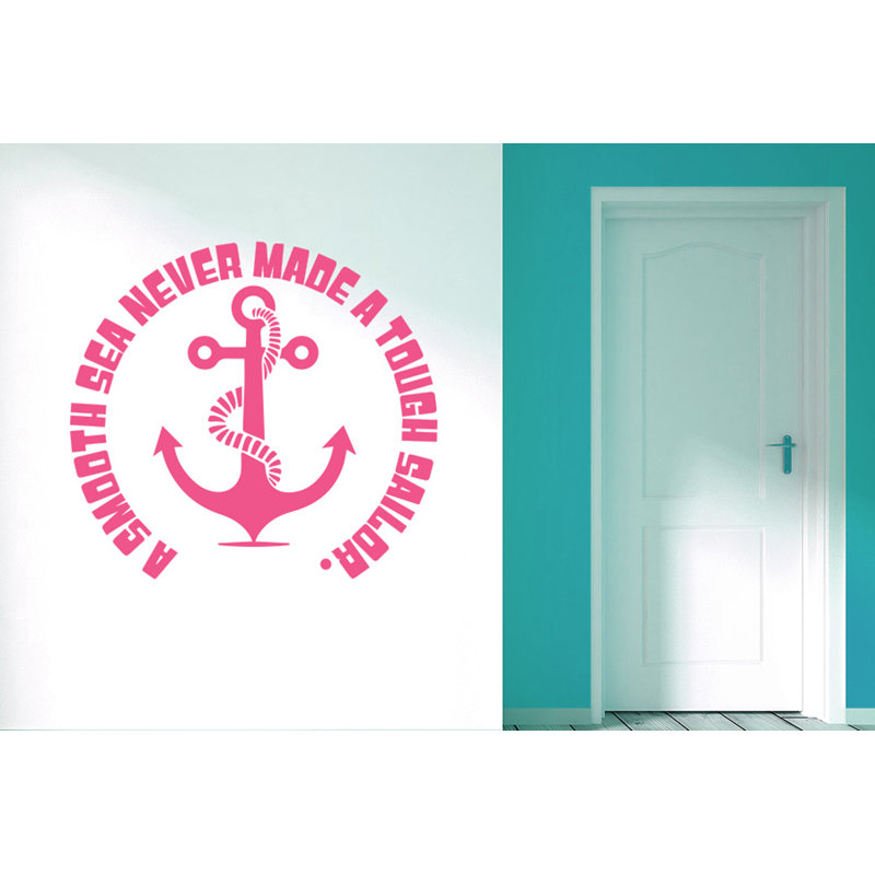 Nautical & Beach Wall Decal, Pink