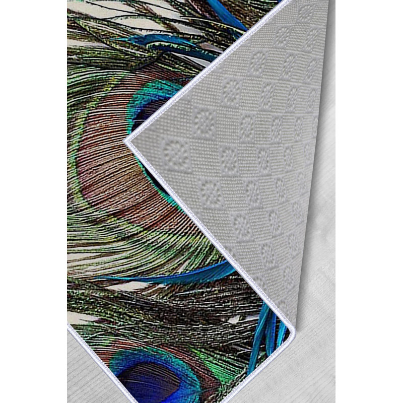 High-Quality Hall Carpet, 3D Digital Print, 3.3 x 4.9 Feet | 100% Polyester, 650 g/m², 0.3 in Pile Height | Antibacterial, Non-Slip Underside, Machine Washable | Perfect for Entryways, Living Rooms & More