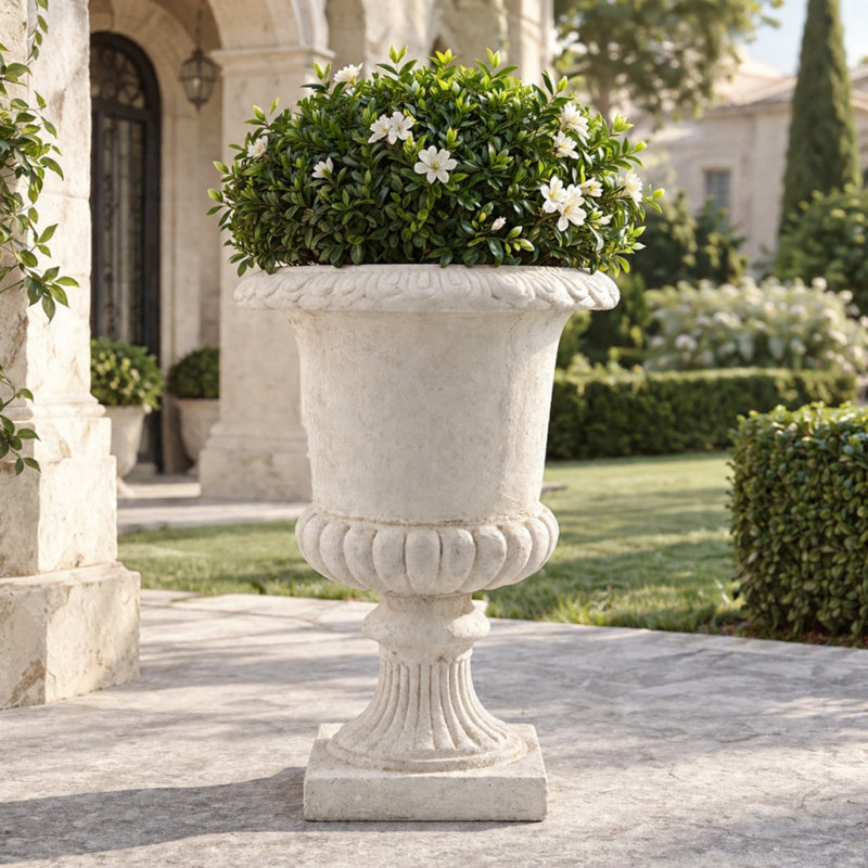 Pot de fleurs classique en forme d'urne