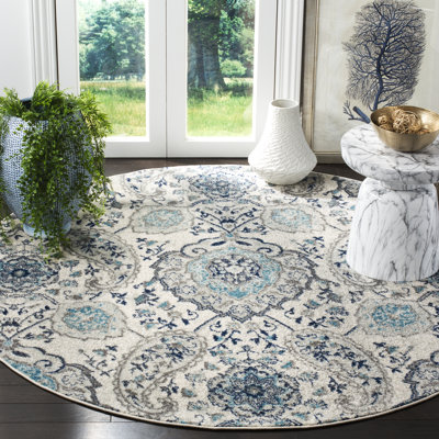 Jaelynn Cream/Light Grey Area Rug
