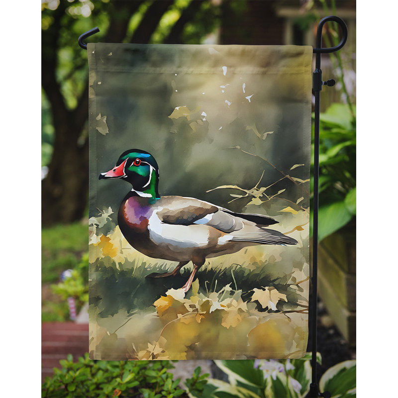 Drapeau de jardin Wood Duck_DAC3282