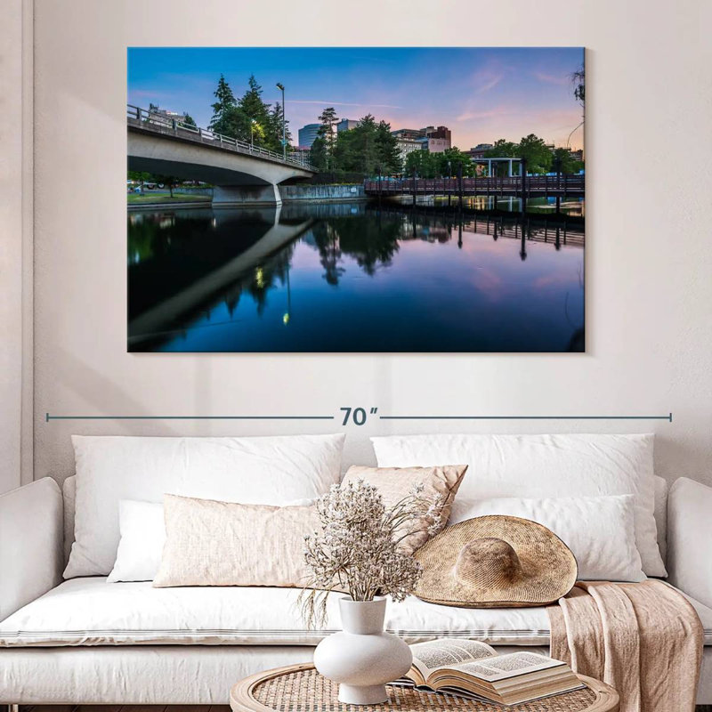 Rorry Spokane River At Riverfront Park, 34" H x 51" W