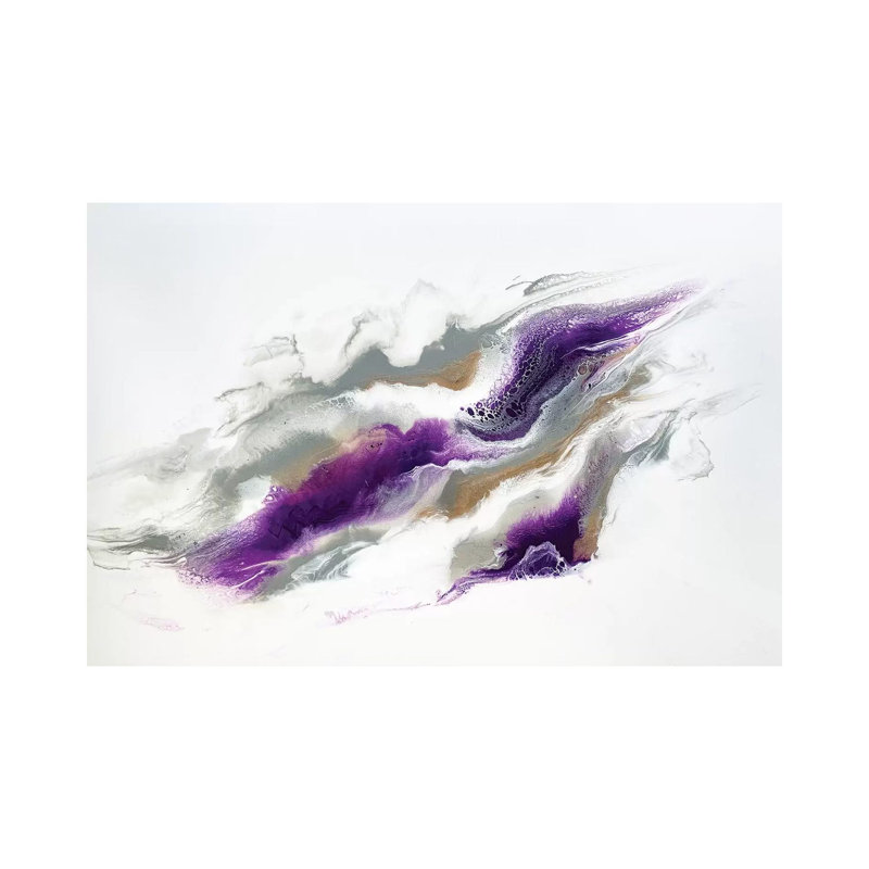 Grey And Violet Skies - Print on Canvas, Wrapped Canvas, 66.04 cm H x 45.72 cm W x 1.91 cm D