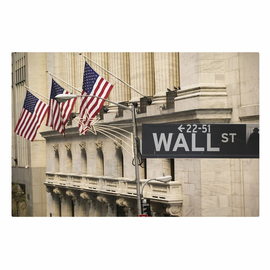 Leinwandbild Wall Street