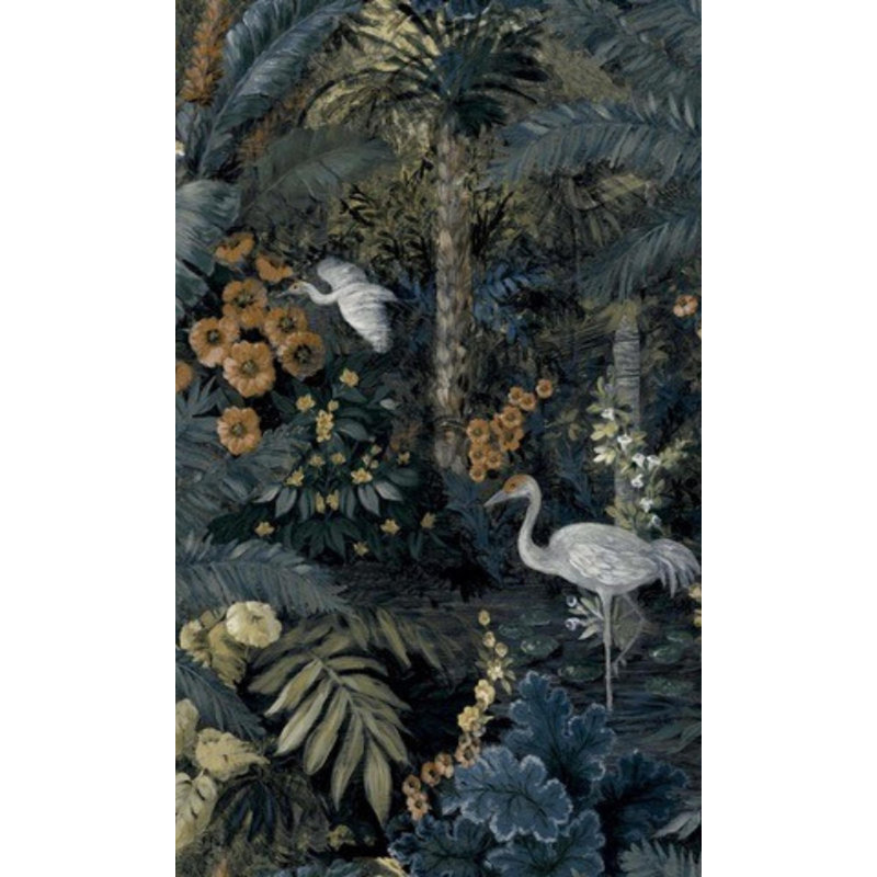 Rouleau de papier peint texturé L 21 pi x l 21 po, Bleu marine