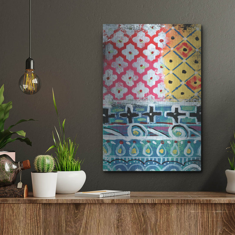 «Bungalow Rose» par Linda Woods, Bungalow Rose, H 16 po x l 12 po