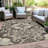 Machine Washable Indoor/Outdoor Xhevrie Chocolate Rug-993377698