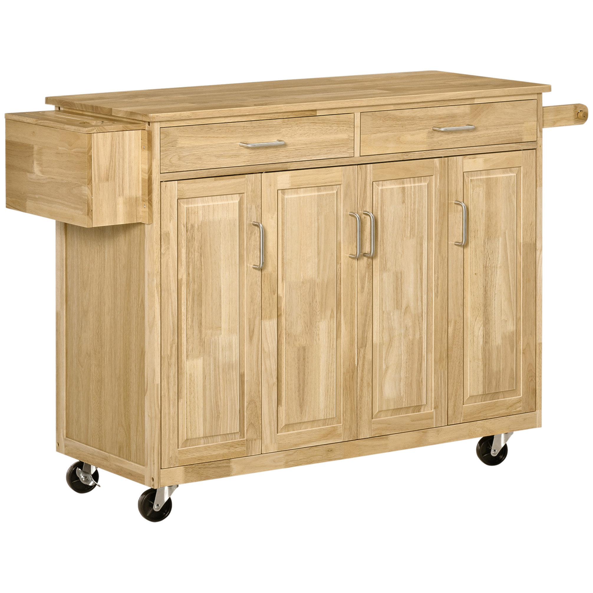 Stylish Wood Kitchen Cart Wayfair