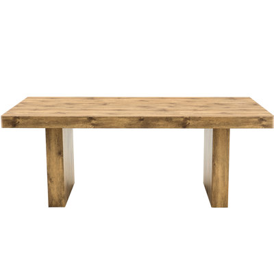 78.7"*39.4" Inches Wood - Grain Dining Table, 29.9" Tall, Multi Functional For Different Settings, Harmonious Interior Fit, Non Slip Stability Purpose Table 78.7"*39.4"*29.9" Inches, 3.5 Inch Thick