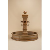 Heckman Hand Crafted Weather Resistant Floor Fountain