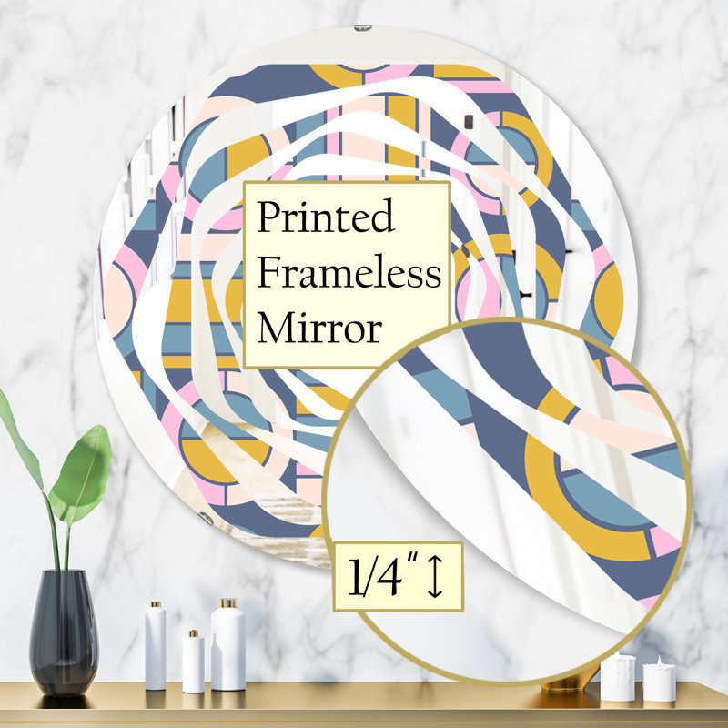 Miroir mural Whirl, H 31,5 po x l po