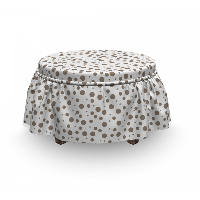 Housse pour repose-pieds à coussins carrés, Motif 4