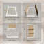 Armoire murale Shaker en bois massif avec portes à fermeture amortie et étagères réglables - Rangement à double porte de 76 cm (30 po) pour cuisine, salle de bain, buanderie ou garage