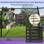 Trampoline 16 pi avec lumières DEL et panier de basketball sécuritaire et durable pour le plaisir en famille-132136153