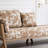 Luxury-Style Solid Wood Fabric Chaise Lounge